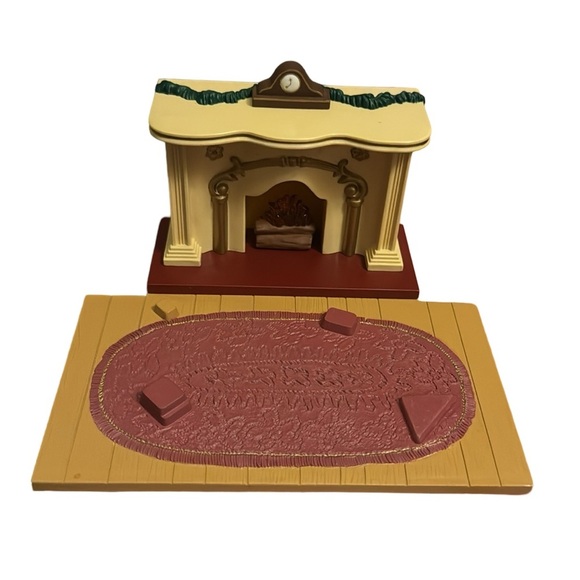 Hallmark Christmas‎ Ornament Display Cozy Fireplace Flickering Flame Decor - Picture 1 of 7